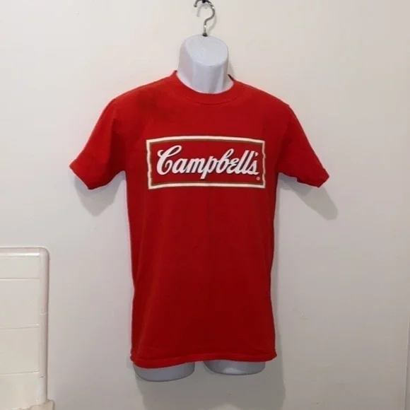 Vintage Unisex Campbell’s Soup Classic Red Logo Graphic Tee